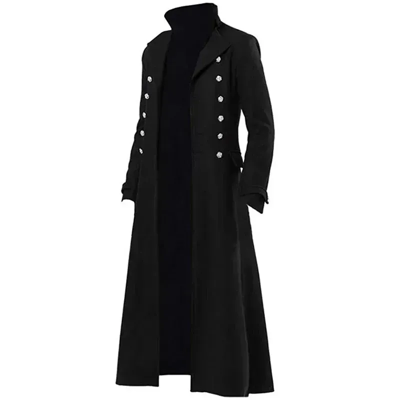 Пальто long coat 260305 на белом фоне.