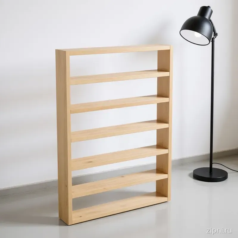 Полка floating shelf 260305 установлена на светлой стене в современном интерьере.