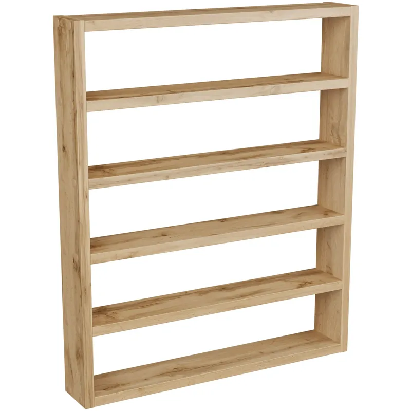 Белая полка floating shelf 260305 на белом фоне.