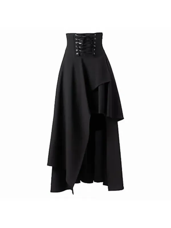 Асимметричная юбка 260305 на белом фоне.